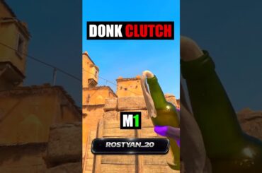 DONK CLUTCH Dust 2 CS2 #cs2 #csgo #faceit