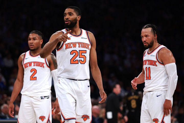 Miles McBride, Mikal Bridges, Jalen Brunson