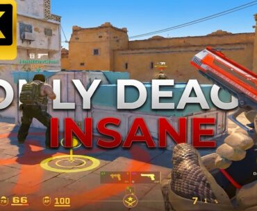Counter Strike 2 -  Dust 2 (Only Deagle) - Full Gameplay