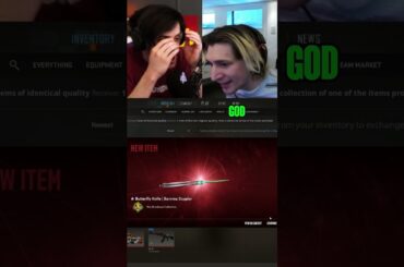 XQC CRAFTS A BUTTERFLY EMERALD #counterstrike #counterstrike2 #xqc #cs2 #csgo #arrowcs #ohnepixel