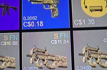 Months back, made an error and bought 10 x souvenir P90's @ $0.03cents. now 1,300% increase