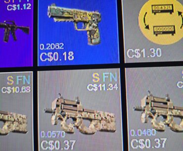 Months back, made an error and bought 10 x souvenir P90's @ $0.03cents. now 1,300% increase