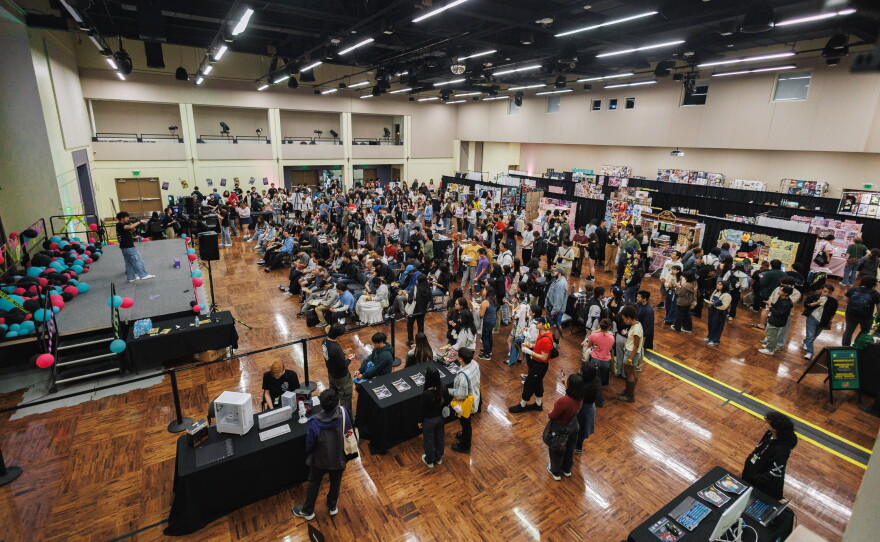An overview of just one of the areas at UC San Diego's Price Center used for last year's Triton Gaming Expo. (2025)