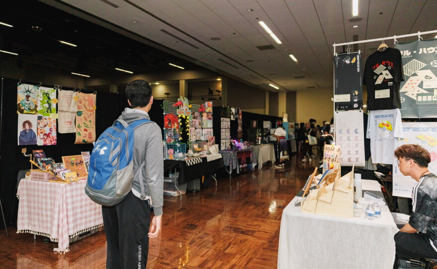 One section from artist alley at last year's Triton Gaming Expo. (2025)
