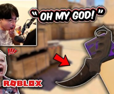 TenZ Pulls a GOLD then STOMP on Kids in ROBLOX CS2...