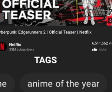 Cyberpunk: Edgerunners 2 confirmed anime of the year?