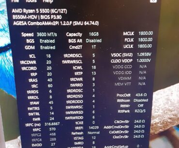 I overclocked everything on my computer