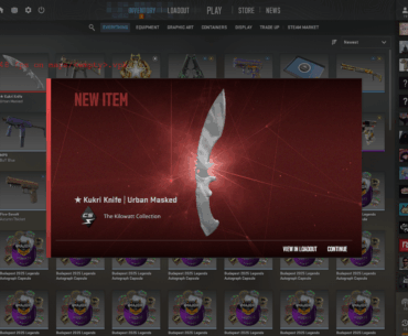 After many long work hours I finally got my first knife