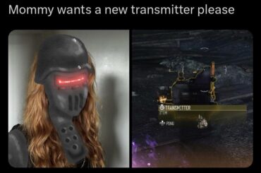 Mommy wants a new transmitter please