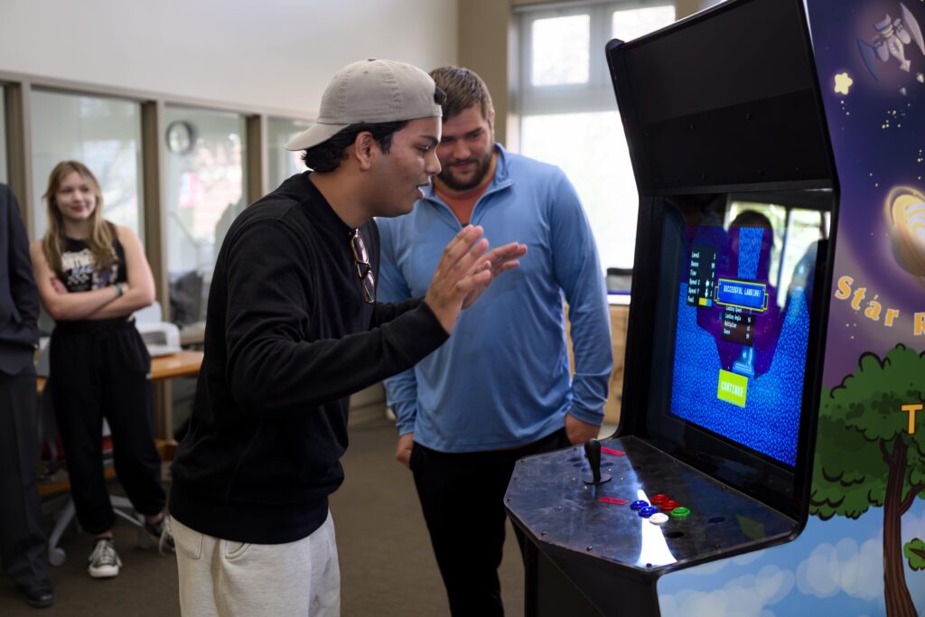 Computer science students take video games from concepts to the actual arcade