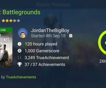 PUBG Completed!