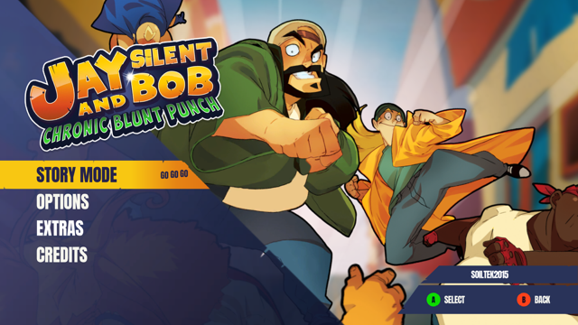 Jay and Silent Bob Chronic Blunt Punch Review: Missed Potential Jay and Silent Bob Chronic Blunt Punch Title Screen
