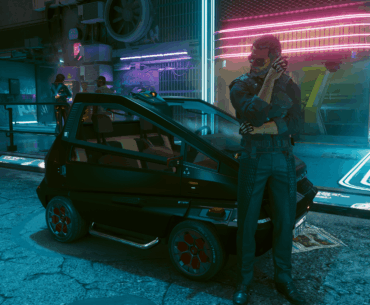 Corpo assassin Vincent, and his new wheels.