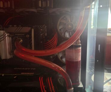 Need to flush custom water cooler