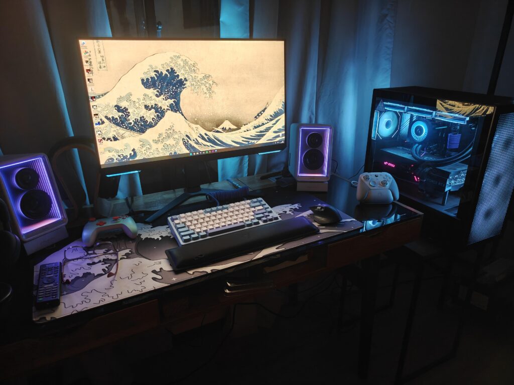 Mix of Office Work and Battlestation