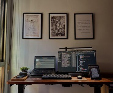Modern tech meets classic interior design.