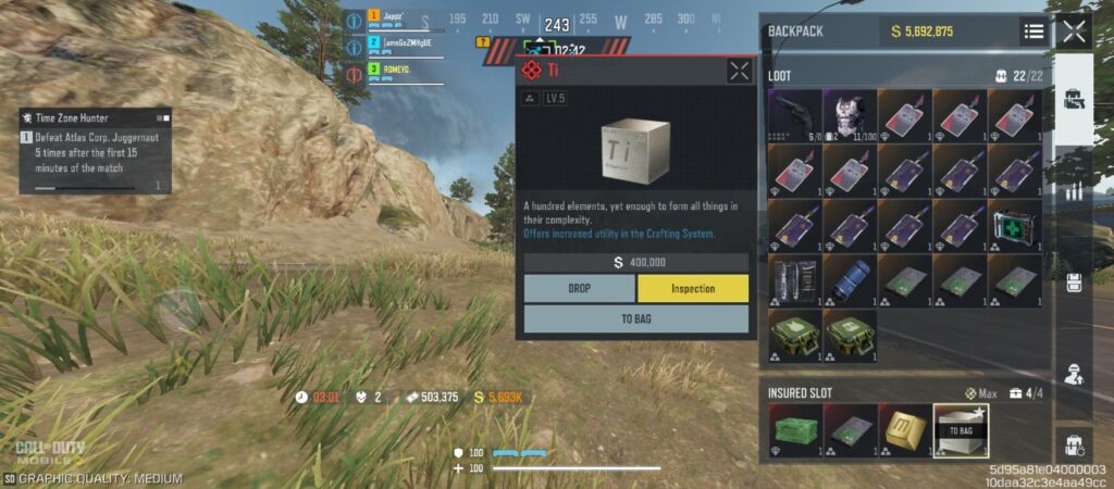 Pls add more materials for mythic crafting. I can find more universal crafting material than the base mats. at least add the mythic hard drive to the list