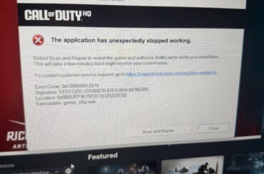 Anyone know how to fix this error on PC battle Net?