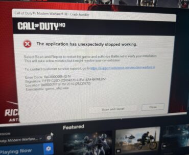 Anyone know how to fix this error on PC battle Net?