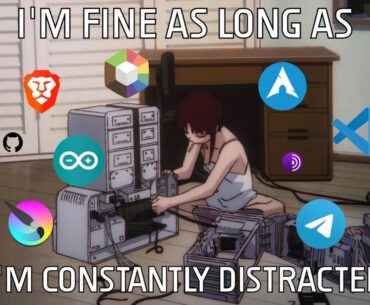 Me with ADHD and Cybersecurity studies