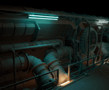 Technical corridor (Greybox stage)