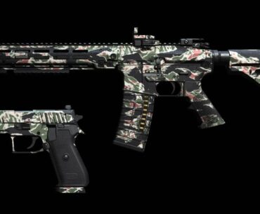 I decided to design clothes starring gun camos from different COD, here's a shirt with the Feral Beast camo from MWII and MW2019