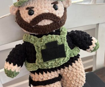 I crocheted Captain Price! [COD]