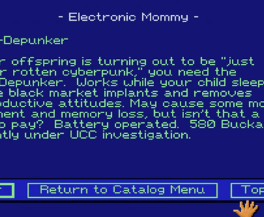 Cyber-Depunker. An item in a product catalogue in Space Quest 4.