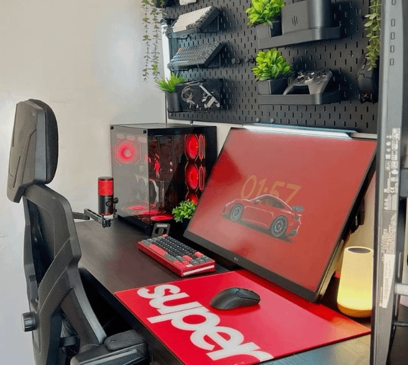 My desk is organized, even if my life isn’t.