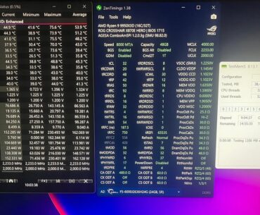 9950X3D DDR5 8000 CL32 Nitro 1/3/1 FCLK 2233. 9 Hours Absolut, Linpack Extreme 10gb 30 iterations, Safe Mode Off