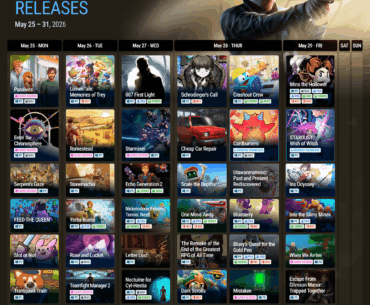 Weekly Game Calendar May Week 5 - 007 coming out with 30+ other games