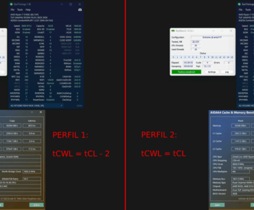 tCWL = tCL - 2 vs tCWL = tCL (An interesting test on performance consistency)