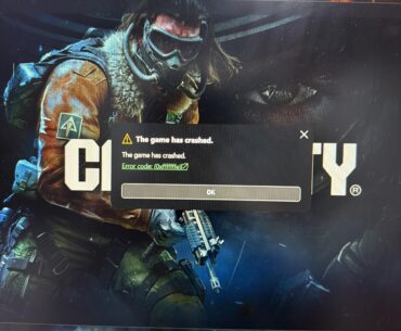 Game crashing