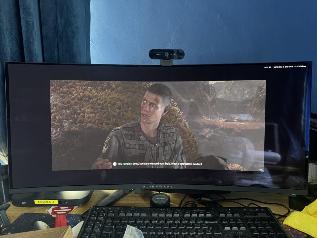 Owning a monitor experience cut scenes are cropped
