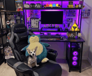 He doesn't game, but he’s an expert at moral support.