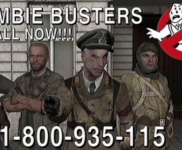 "Zombie Busters! We're ready to believe you!"