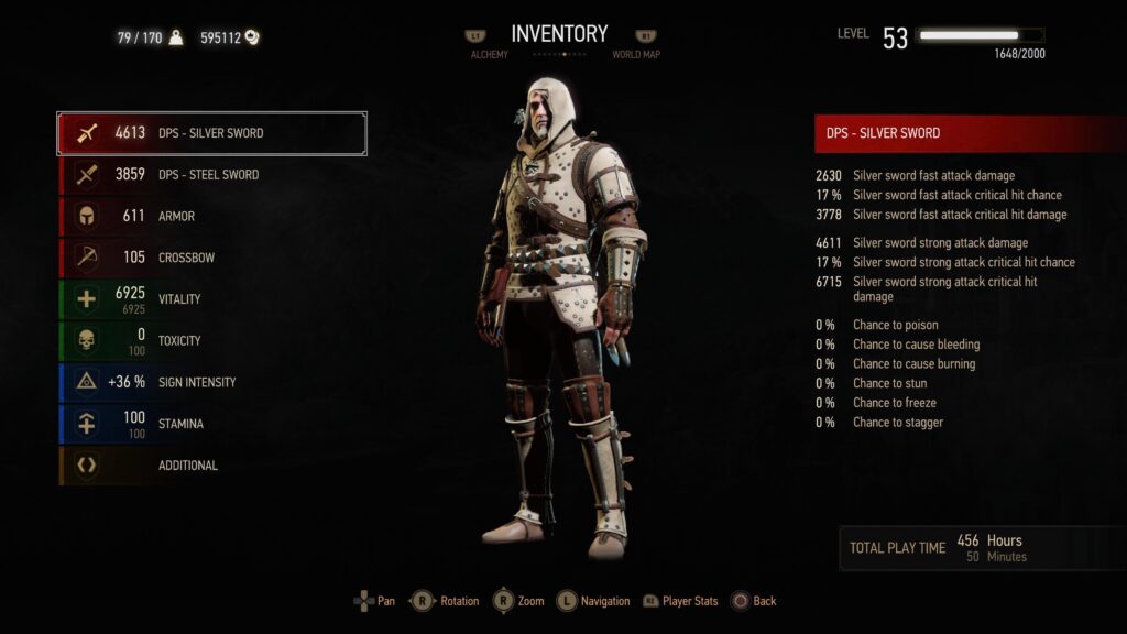 456 Hours, can’t wait to go back to the Witcher 3 in 2027