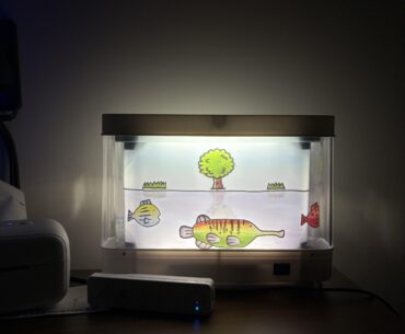 Wii play fish lamp