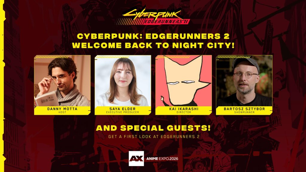 Cyberpunk: Edgerunners 2 first look to be shown at Anime Expo (July 3, 7:30 PM PT)