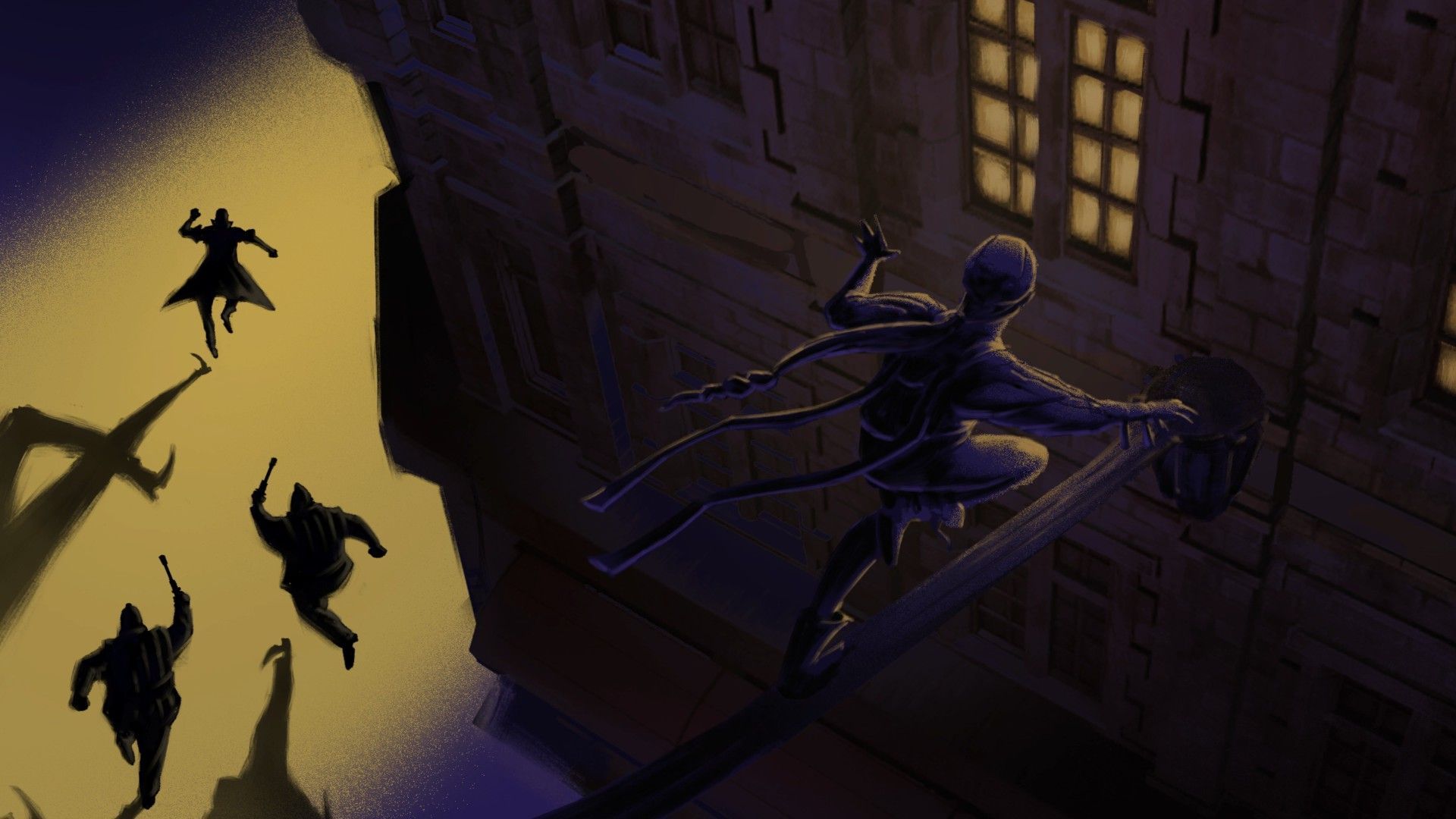 Thick as Thieves is making changes, but not the one I think matters most One thief climbs to a window as another is chased through the streets below