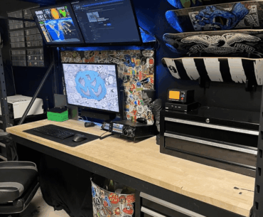 Where projects get built and games get carried.