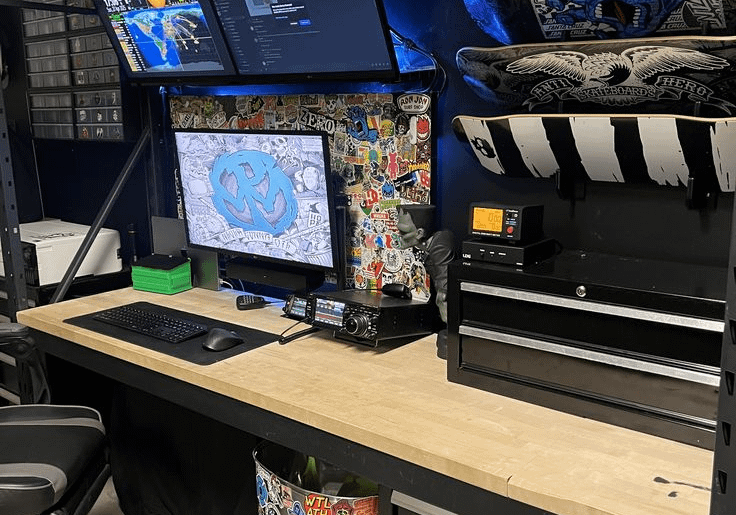 Where projects get built and games get carried.