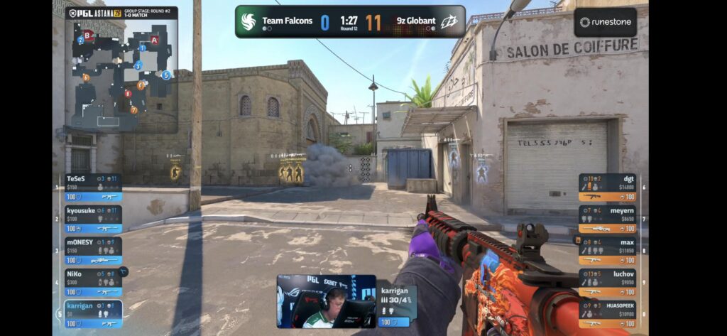 Falcons are down 11-0 on decider map vs Luchov and friends