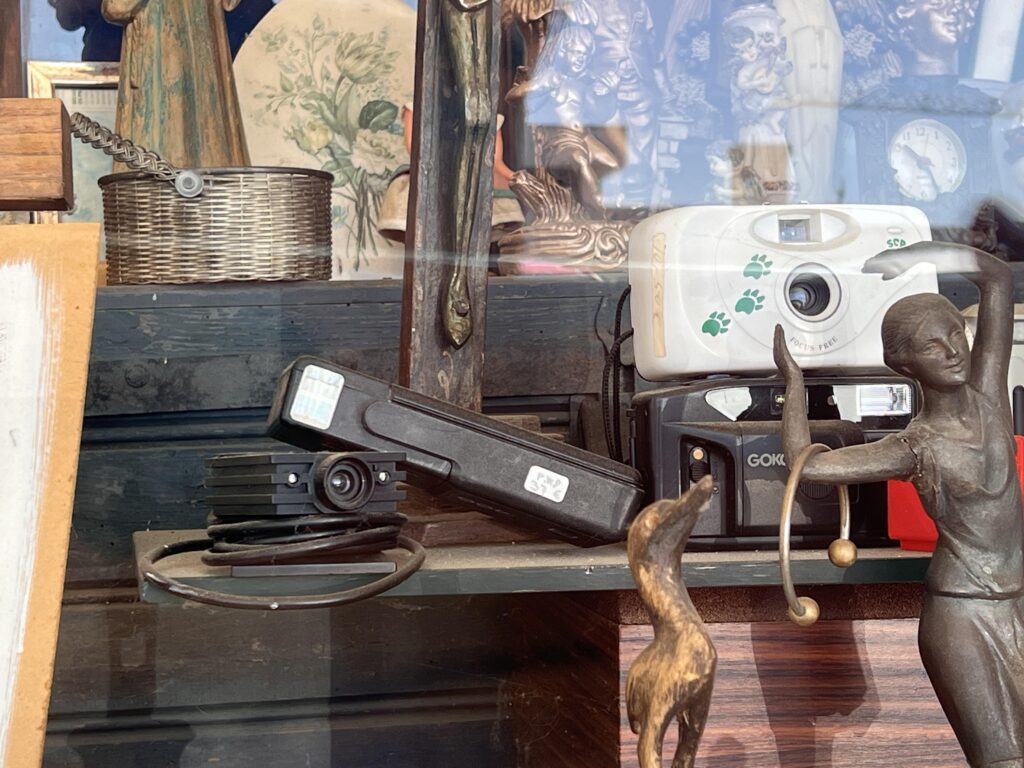 I found an EyeToy camera in a vintage store with other film cameras
