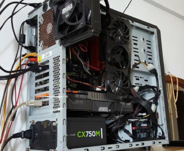 My PC back in 2012. If wanted to OC you had to do what you had to do. Cooling is King