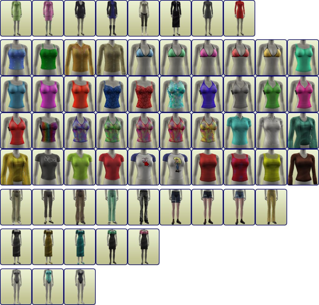 Unlocking The Sims 2 IKEA Home Stuff, Store And Other Lost Content 23 Adult Female Outfit