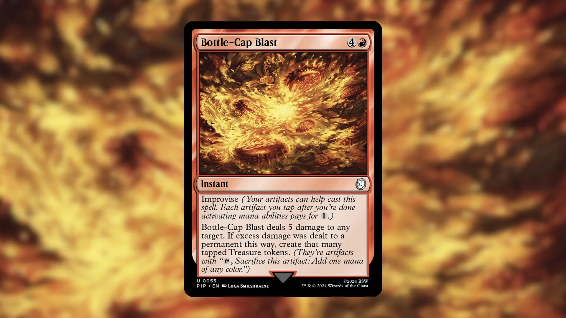 MTG Fallout Treasure Card Spikes 761% Thanks to Steady Demand MTG Bottle-Cap Blast