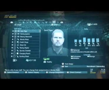 did you know in MGS V, your recruits learn new language?