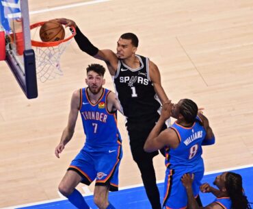 A double-OT classic: Wembanyama, Spurs steal epic Game 1 vs. Thunder