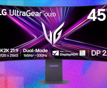Premium LG UltraGear 45-inch OLED 5K2K gaming monitor spotted with substantial discount on Amazon